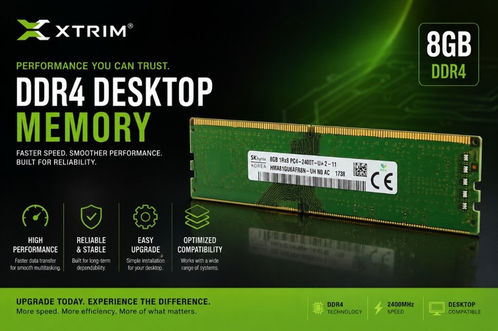Refurbished 8GB DDR4 Desktop Memory 