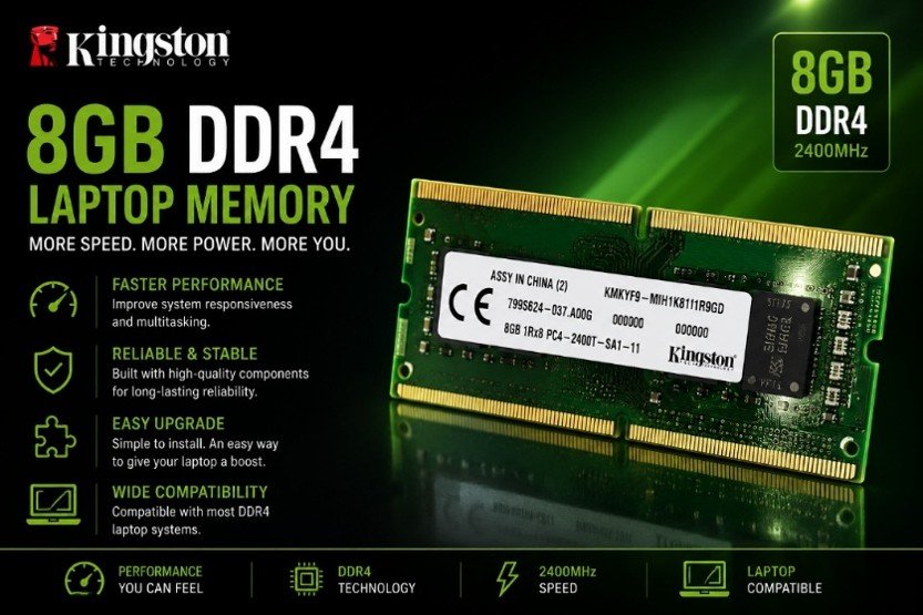 Refurbished 8GB DDR4 Laptop Memory 
