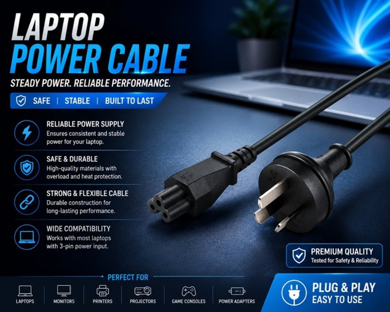 Laptop Power Cable  